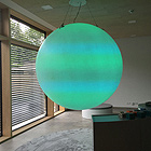 RGB beleuchtete Kugel mit 200cm Durchmesser / Standort Bodensee